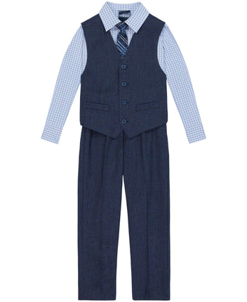 IZOD Boys' 4-Piece Set with Collared Dress Shirt, 