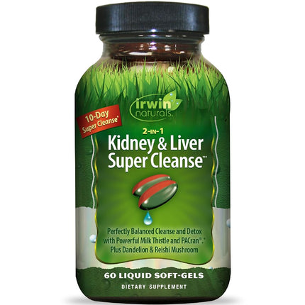 Irwin Naturals Kidney & Liver Super Cleanse, 60 So