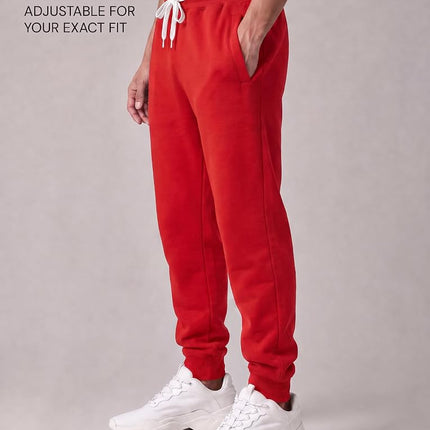 Southpole Men's 1570 Fleece Jogger, Red (A), X-Large