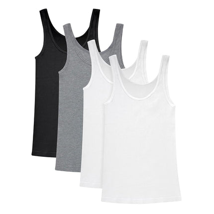 Hanes Originals Pack, Soft Cotton Rib Tank Tops fo