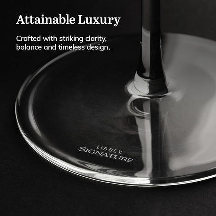 Libbey Signature Kentfield Estate All-Purpose Wine Glasses, 16-Ounce, Set of 4