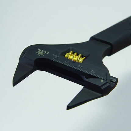 Fujiya FLT-38-BG Thin Tip Monkey Wrench, Black Gold, With Grip, Maximum Opening: 1.5 inches (38 mm)