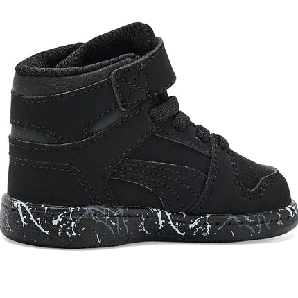 PUMA - Infants Rebound Layup NBK Mountain Park V I Shoes, Color Black/Black, Size: 8 UK