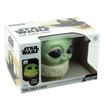 Paladone The Mandalorian Child Grogu Desktop Light - Officially Licensed Baby Yoda Office Lamp, Collectible Gift for Star Wars Fans, Battery Powered