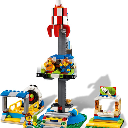 LEGO Creator 3-en-1 Le carrousel de la fête foraine 31095 Kit de construction, Nouveauté 2019 (595 Pièces)