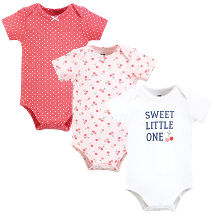 Hudson Baby Unisex Baby Cotton Bodysuits, Sweet Ch