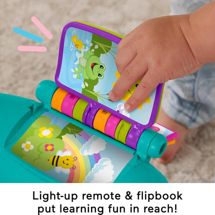 Fisher-Price Laugh & Learn Toddler Learning Toy Smart Stages Chair with Music Lights & Activities for Ages 1+ Years, Teal, HTW90