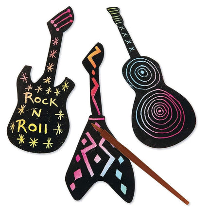 Groovy Scratch Guitars Craft Kit