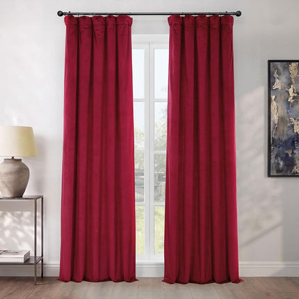 HPD Half Price Drapes Heritage Plush Velvet Curtai