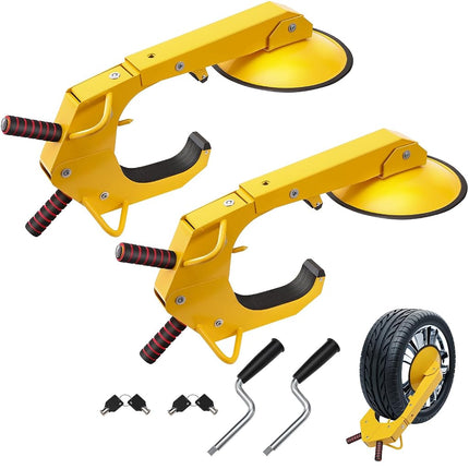 VEVOR Wheel Lock Clamp, 2-Pack Trailer Wheel Lock,