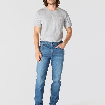 Carhartt Men's Rugged Flex Straight Fit 5-Pocket Tapered Jean, Houghton, 36 x 30