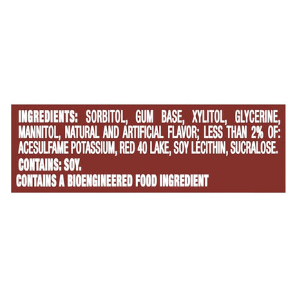Trident Cinnamon Sugar Free Gum, 6 Pocket Packs of 28 Pieces (168 Total Pieces)