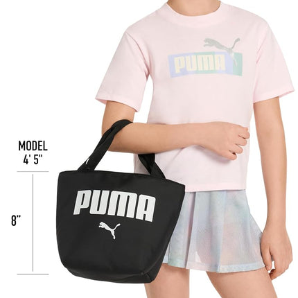 PUMA Bolsa de Almuerzo Adventure para Niños Unisex, Negro/Oro Rosa, Pequeña, Negro/Oro Rosa, Pequeña, Bolsa de Almuerzo Adventure