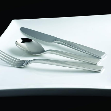 Fortessa Spada 18/10 Stainless Steel Flatware, 5 Piece Place Setting, Service for 1