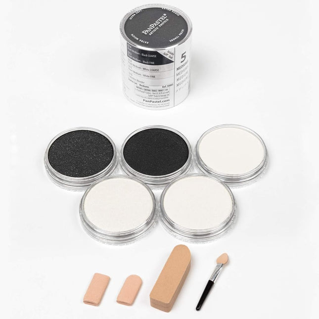 Colorfin PanPastel Ultra Soft Artist Pastel Set 9ml 5 kg-Pearl Mediums