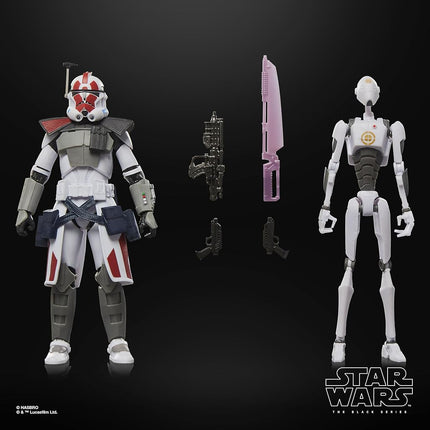 Star Wars The Black Series ARC Trooper (Infiltrator) & Commando Droid (Training), Star Wars: Battlefront II Premium Collectible 6 Inch Action Figures
