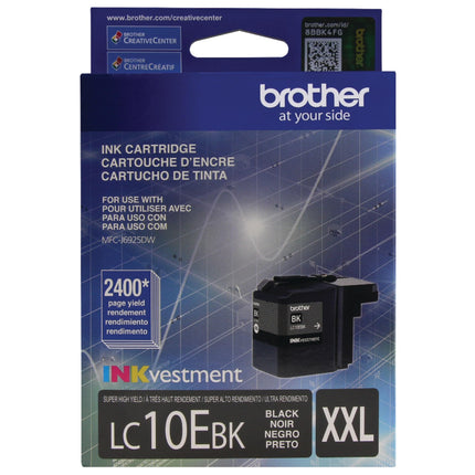 Brother Printer LC10EBK Super High Yield Black Ink
