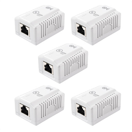 Cable Matters 5-Pack Cat 6a Shielded RJ45 Ethernet