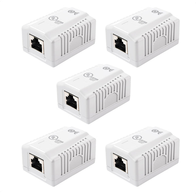 Cable Matters 5-Pack Cat 6a Shielded RJ45 Ethernet