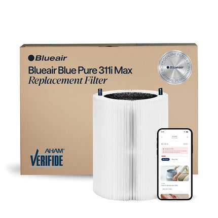BLUEAIR Blue Pure 311i Max Filtro de repuesto original, Blue Pure F3MAX, compatible con el purificador de aire Blue Pure 311i Max