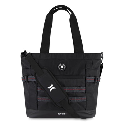 Bolso Hurley unisex, negro/rojo
