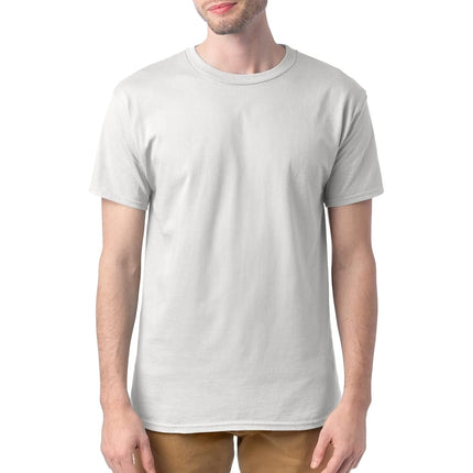Hanes Essentials Men's T-Shirt Pack, Men's Short Sleeve Tees, Crewneck Cotton T-Shirts for Men, Value Pack, White - 6 Pack, XXL