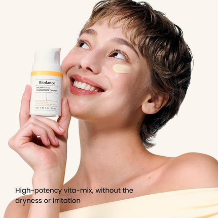 BIODANCE Radiant Vita Niacinamide Cream, Brightening, Dark Spot Correcting Facial Moisturizer, Korean Skin Care | Gifts for women | 1.69 fl.oz, 50ml