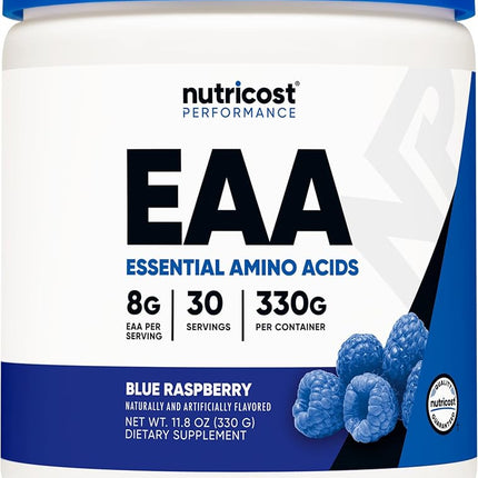 Nutricost EAA Powder 30 Servings (Blue Raspberry) 