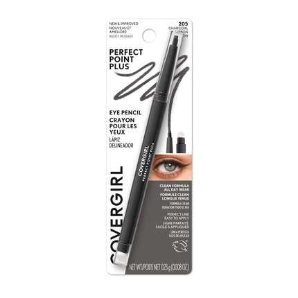 COVERGIRL Perfect Point PLUS Eyeliner Pencil Charcoal, .008 oz