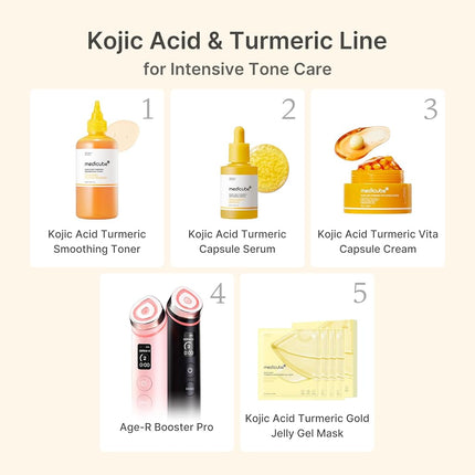 medicube Turmeric Vita Capsule Cream for Uneven Skin Tone, Glow Hydration & Radiance | Korean Skincare | 1.94 oz