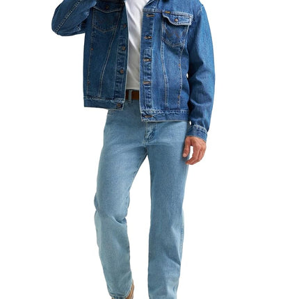 Wrangler Men's Rugged Wear Unlined Denim Jacket, Antique Indigo, Large