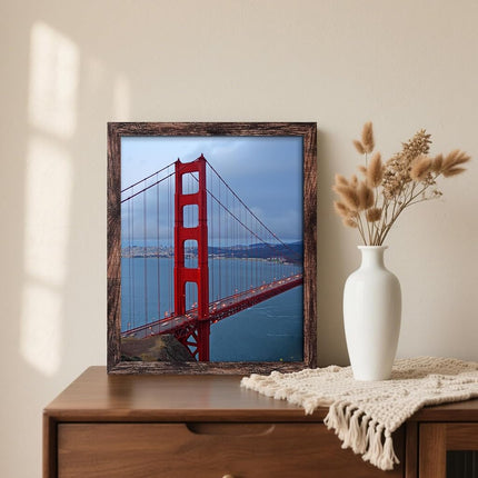 BESCRCL 20x25 Picture Frame Brown, Poster Frames Wall Hanging, Display Pictures 20 x 25 without Mat, 1 Pack