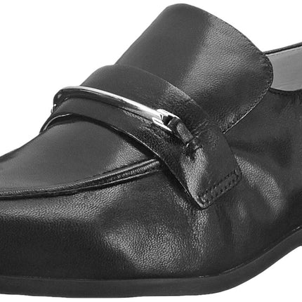 NINE WEST Women's Oxidize Leather, Black, 9 UK