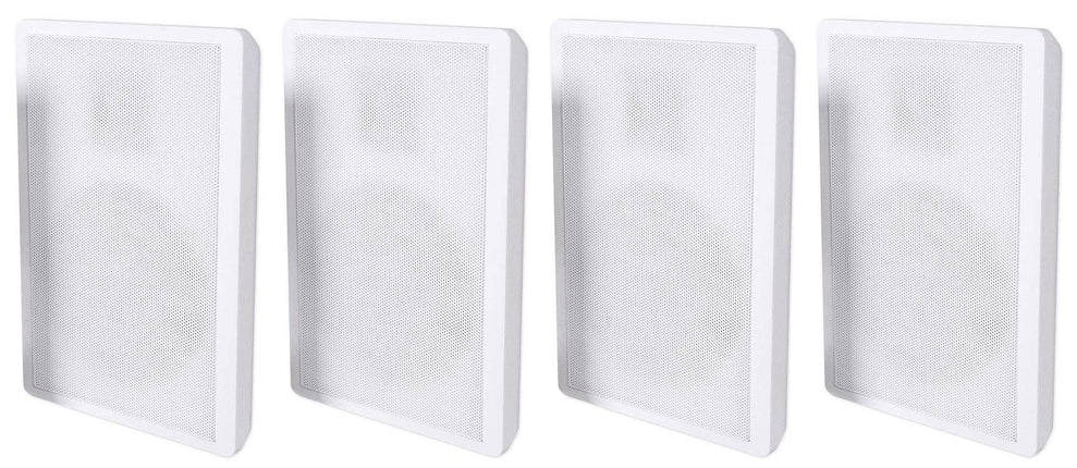 4 Rockville RockSlim White Home Theater 5.25" 240w