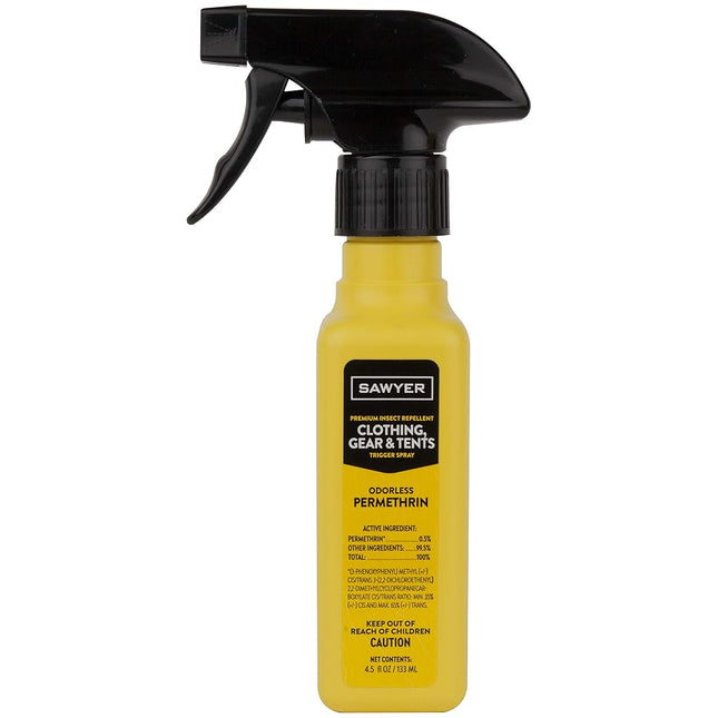 Sawyer Products SP645 Premium Permethrin Insect Repellent for Clothing, Gear & Tents, Trigger Spray, 4.5-Ounce, 6 Bottles