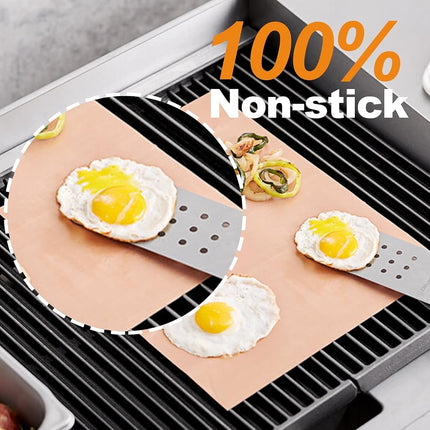 UBeesize 75inch roll Large Copper Oven Liners for Bottom of Oven BPA and PFOA Free,Thick Heavy Duty Non Stick Teflon Oven Mats for Electric, Gas, Toaster，Convection, Microwave Ovens and Grills