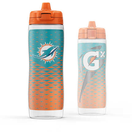 Gatorade Gx NFL Non-Slip Squeeze Bottles, 30 fl oz
