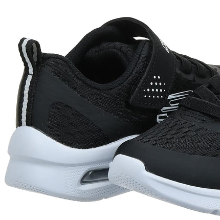 Skechers Boy's Microspec Max Torvix Sneaker, Black Textile Black White Trim, 10 UK