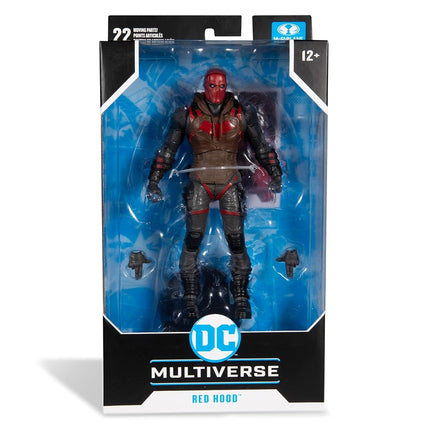McFarlane Toys, DC Gaming 7-inch Red Hood Action Figure with 22 Moving Parts, Collectible DC Gotham Knights Game Figure with Stand Base and Unique Collectible Character Card – Ages 12+