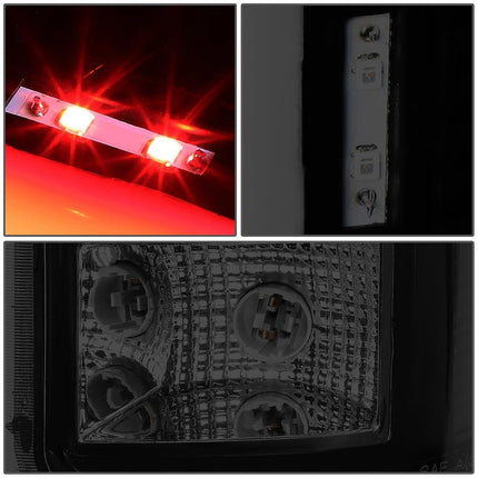DNA MOTORING TL-GMCSIE07-LED-3D-BK-SM LED 3D Tail Light Assembly Driver & Passenger Side [Compatible with 07-14 GMC Sierra 1500 2500HD 3500HD]