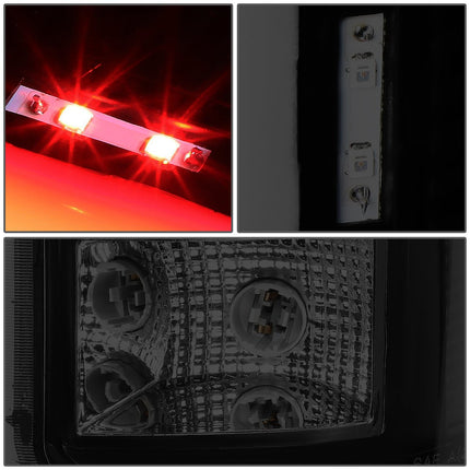 DNA MOTORING TL-GMCSIE07-LED-3D-BK-SM Conjunto de luces traseras LED 3D del lado del conductor y del pasajero [Compatible con GMC Sierra 1500 2500HD 3500HD 07-14]