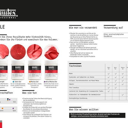 Gel de medio brillante Liquitex de Reeves de 16 onzas