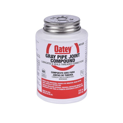 Oatey 31228 Pipe Joint Compound with Brush, 8 fl.Ounce