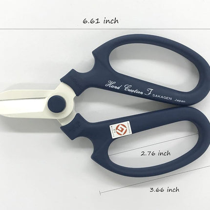 Flower Scissors Hand Creation F-170 Navy