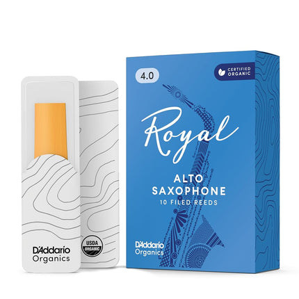 Rico Royal Alto Saxophone Reeds - Strength 4 - Box of 10