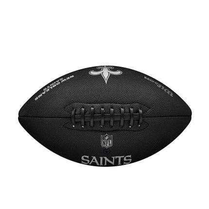 WILSON NFL Team Metallic Premiere Football - Official Size, New Orleans Saints