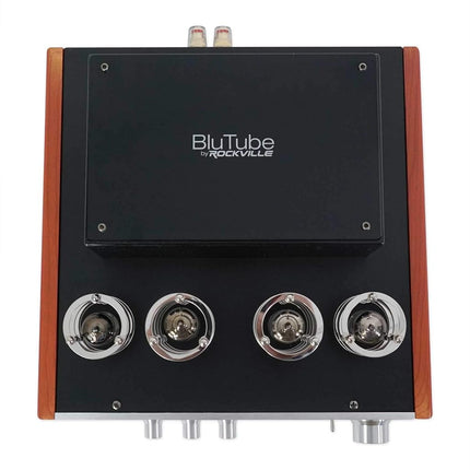Rockville BluTube WD Amplificador de válvulas de 70W/receptor estéreo doméstico, Bluetooth, HDMI, óptico, para audiófilos y entusiastas del cine en casa