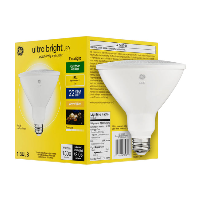 GE Nighthawk Outdoor 150 W Equivalent Dimmable War