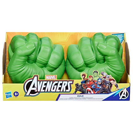 Marvel Avengers Hulk Gamma Smash Fists, Soft Foam Role Play Toy, Super Hero Toys for Kids Ages 5 and Up