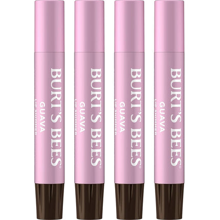 Burt's Bees Lip Shimmer, Guava, 2.7ml Tubes (4-pack)